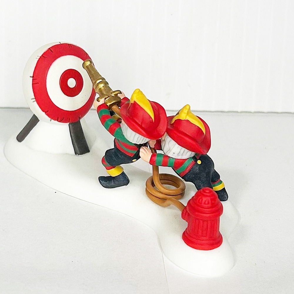 Dept 56 Rescue Ready North Pole Series Fire Fighters Figure 55476